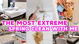 *EXTREME* SPRING CLEAN WITH ME 2021! CLEAN, DECLUTTER & ORGANIZE! ALL DAY SPEED CLEANING MOTIVATION!