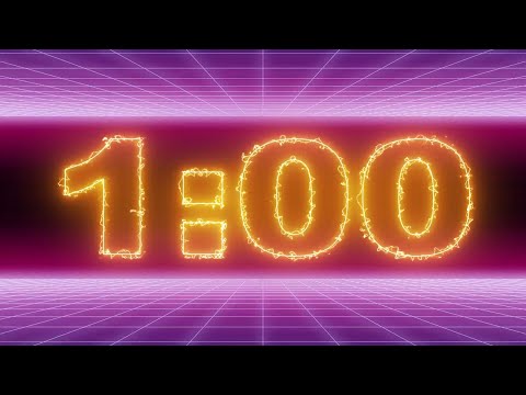 1 Minute Timer with Music [ELECTRIC] ⚡