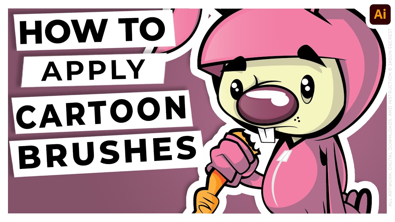 Adobe Illustrator adding  Cartoon Brushes