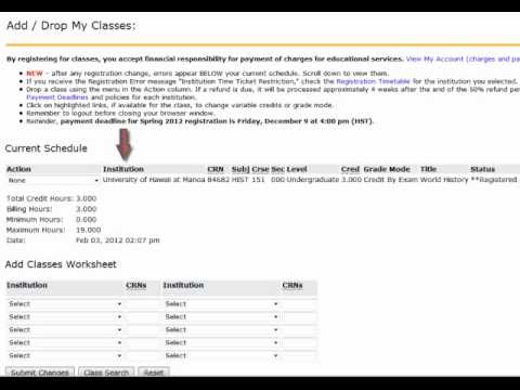 Osas How To Add Drop Courses