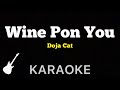 Doja Cat - Wine Pon You | Karaoke Guitar Instrumental