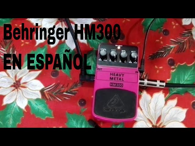 Vídeo relacionado con Behringer HM300 - Pedal de distorsión para guitarra