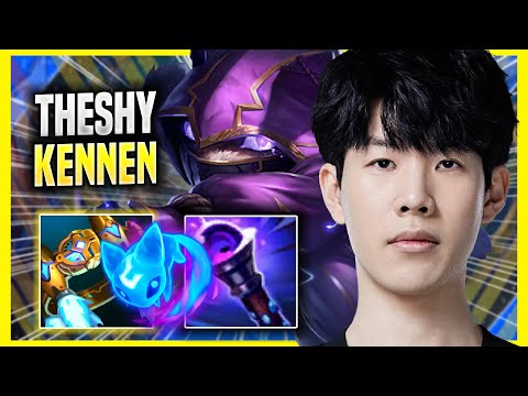 THESHY IS A GOD WITH KENNEN! - WBG TheShy Plays Kennen TOP vs Poppy! | Season 2022