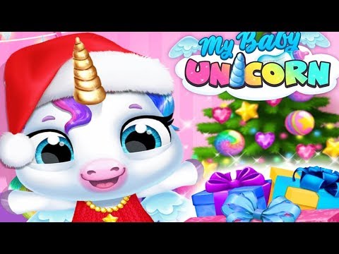 Fun New Born Baby Pony Care Kids Game - My Baby Unicorn - Play Christmas Animal Dress Up Makeover