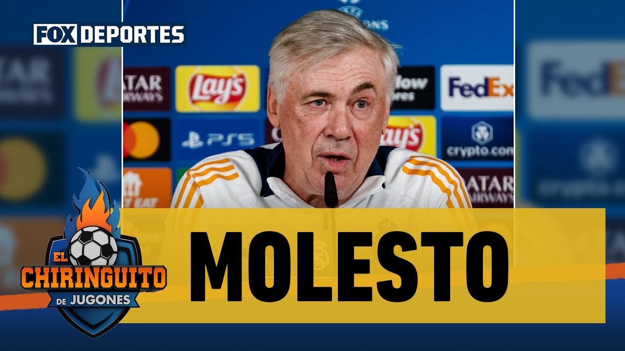 😯 CARLO ANCELOTTI no ocultó su molestia después de la goleada del REAL MADRID | El Chiringuito