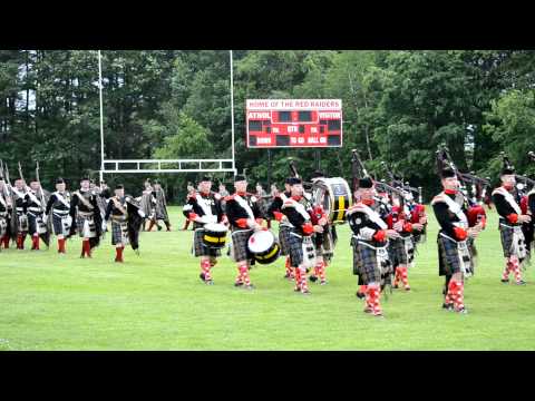 Atholl Highlanders Visit Athol ma Part one