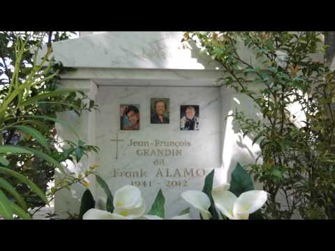 TOMBE DE FRANK ALAMO AU CIMETIÈRE DU PÈRE-LACHAISE