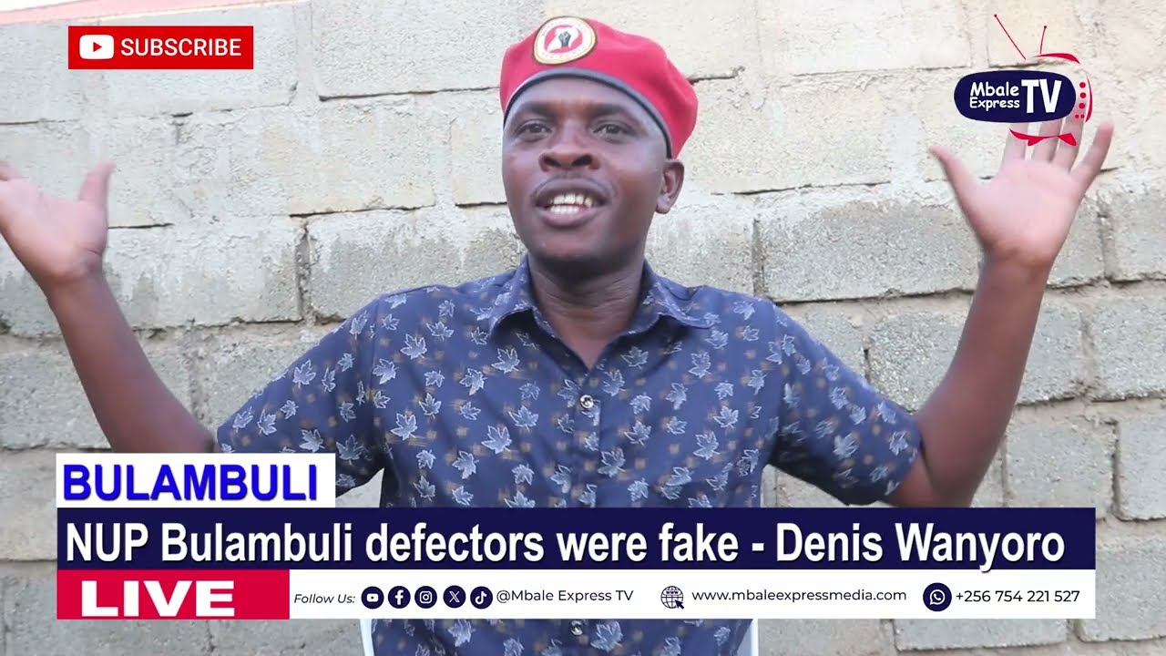 Bulambuli NUP Defectors were fake - Denis Wanyoro 
