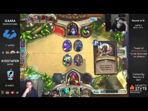 Gaara vs Kisstafer Part 2 - Top 8 Hearthstats Invitational