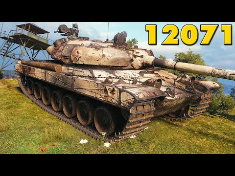 Vz. 55 - 12,071 DAMAGE - World of Tanks