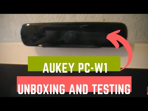 Internetinė kamera Aukey PCW1, Full HD Juoda video