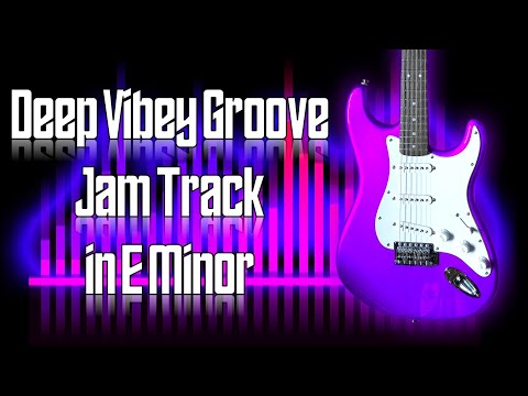 Deep Vibey Groove Jam Track in E Minor 🎸 Guitar Backing Track