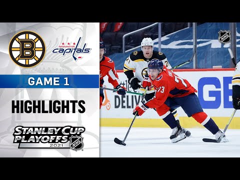 First Round, Gm1:  Bruins @ Capitals 5/15/21 | NHL Highlights