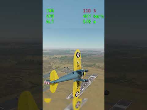Biplane with 10x more engine power #warthunder #biplane  #aircraft #plane #mods