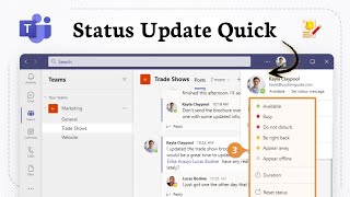 How to change Microsoft Teams status (Presence Update)