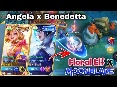 ANGELA X BENE MOONBLADE X FLORAL ELF OP COMBO!🌸🌙FLOWER MOON