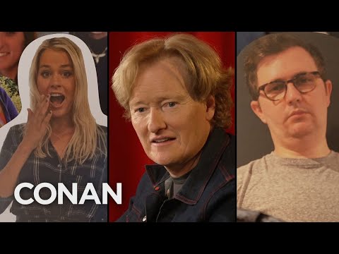 Conan Goes Off On A Cardboard Cutout Audience Member | CONAN on TBS