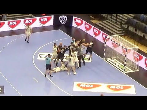 Handball Fight Moment 🔥 Grundfos Tatabanya KC vs Csurgoi KK | 30.4.2022