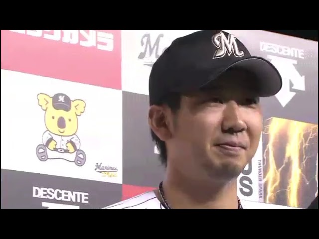 マリーンズ・大松尚逸選手・唐川侑己投手ヒーローインタビュー 6月27日 千葉ロッテマリーンズ 対 埼玉西武ライオンズ