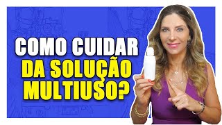 Lente de Contato - Cuidados Básicos Com a Solução das Lentes de Contato