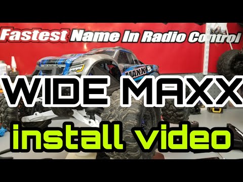 Traxxas WIDE MAXX Installation