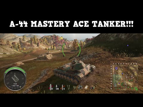 A-44 "MASTERY ACE TANKER!!!" Gameplay at "Great Wall" map | XBOX ONE | WoT Console