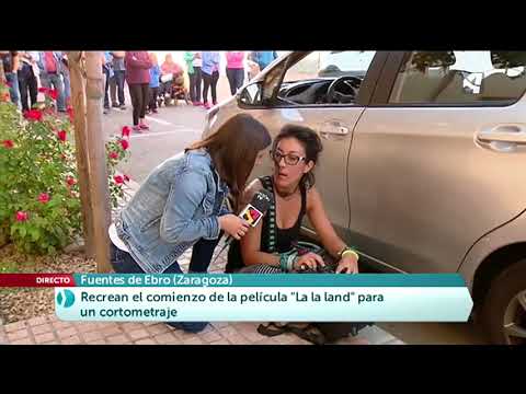 Fuentes de Ebro recrea la película "La La Land"