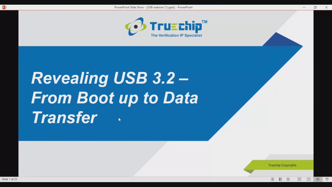 Revealing USB 3.2 - From Bootup to Data Transfer | USB 3.2 Verification IP | Truechip VIP