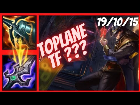 How to play Twisted Fate top lane attack damage attack speed KRAKEN build.