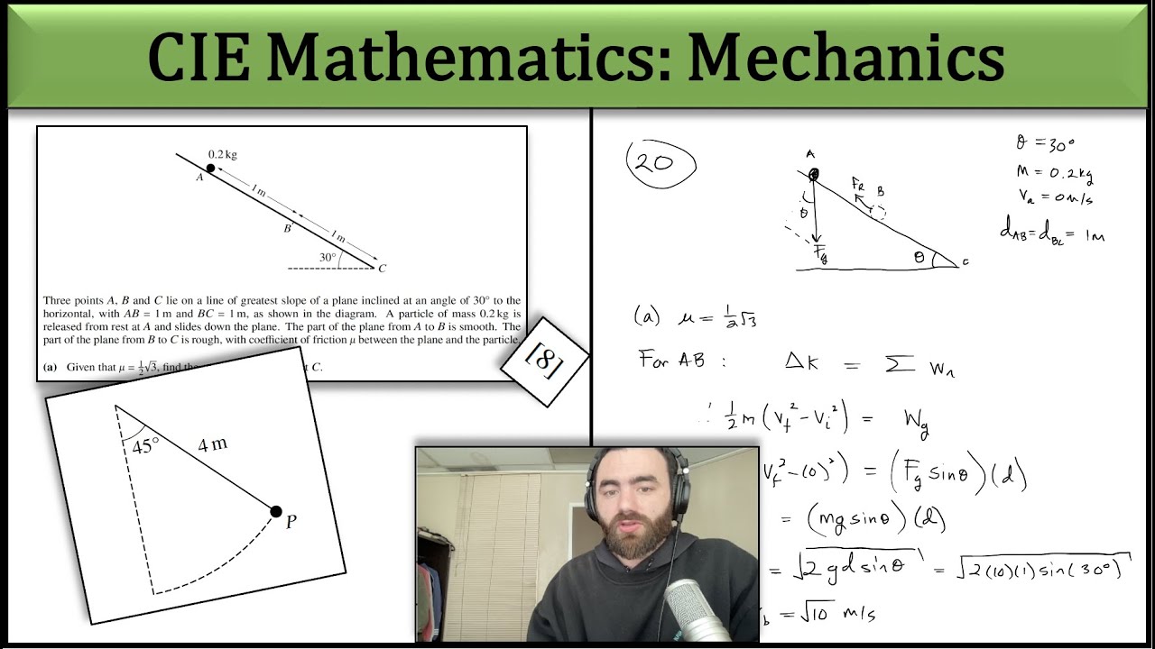 Watch video Exam Hack | CIE A-Level Maths | Mechanics | Work-Energy Question Now Exam Hack | CIE A-Level Maths | Mechanics | Work-Energy Question