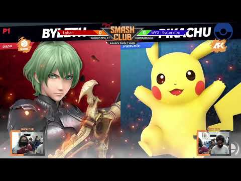 Smash Club #61 - Lohan (Byleth) vs Escurridizo (Pikachu) - Losers Semi Finals