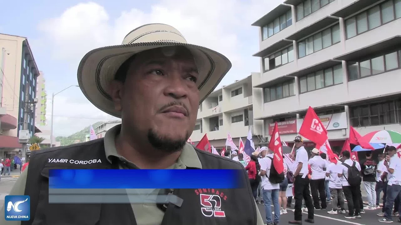 Panameños rechazan injerencia extranjera en el Día Internacional de los Trabajadores