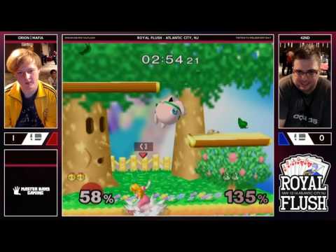 Royal Flush - Orion | Mafia (Peach) vs. 42nd (Peach) - SSBM - Top 64 Losers R2
