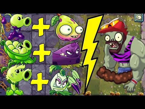 COMBO PLANTS WIN 100% Vs Cardio Zombie in Plants Vs Zombies 2 BattleZ: Gameplay 2019