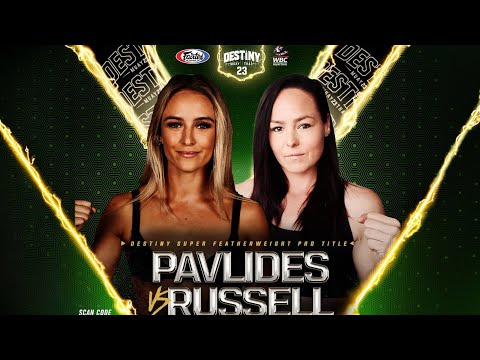 Nathalie Pavlides Vs Amanda Russell - Destiny Muaythai 23