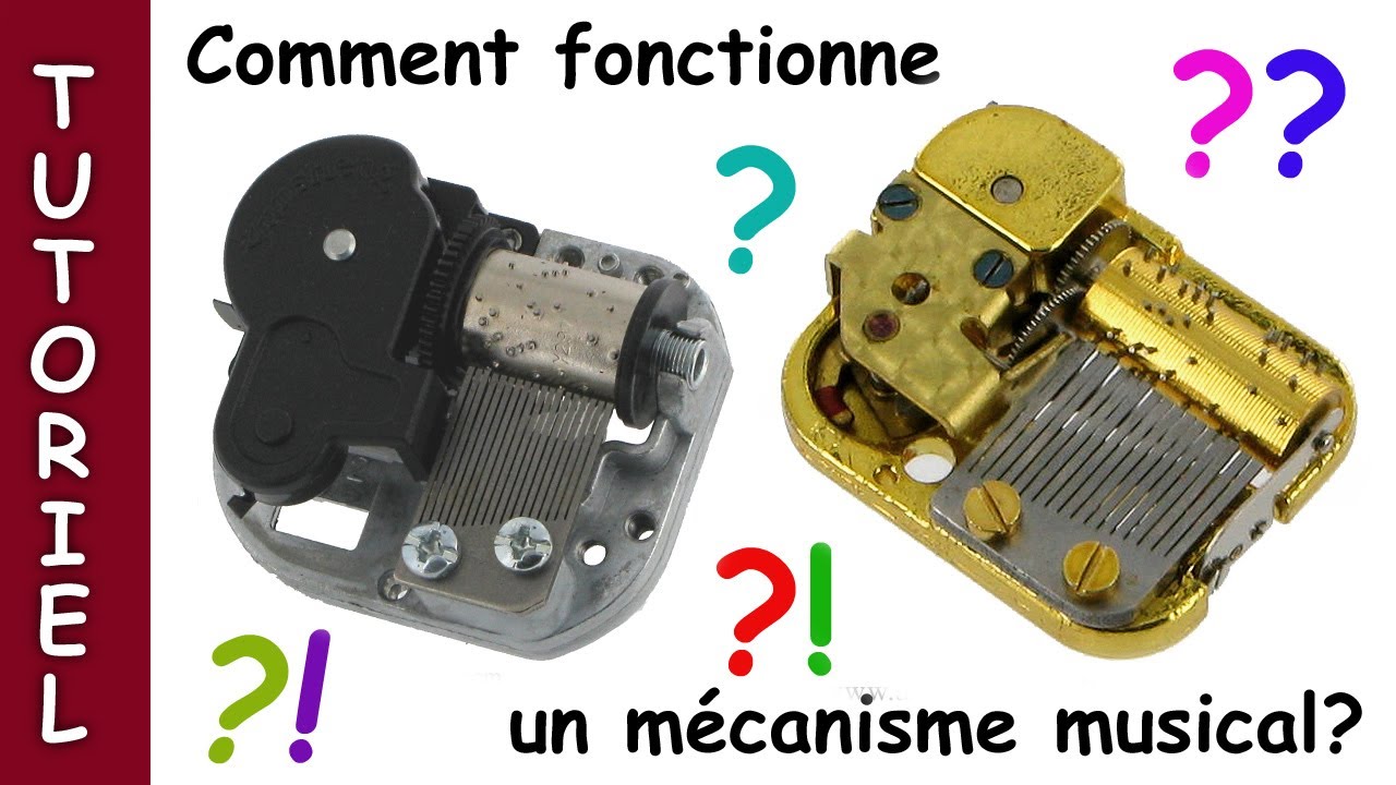 Tuto boîtes à musique: comment fonctionne un mécanisme musical à ressort de boîte à musique