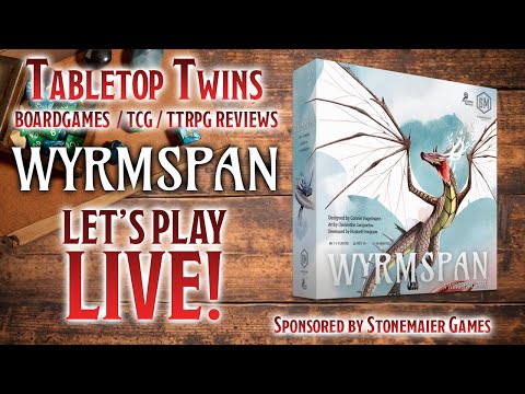 [TABLETOP TWINS] Wyrmspan Review/Let's Play (Yuki & Yuna | Twin Vtubers)