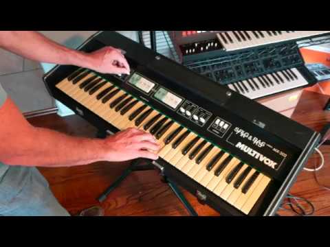 Vintage 1970s Univox Multivox Mx202 String & Bass Synthesizer Analog String Organ Instant Rock Goth Machine String Ensemble Led Zeppelin Cure WOW VIDEO image 16
