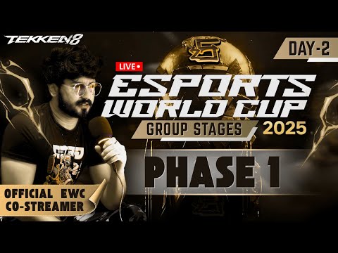 🔴Restreaming: EWC Main Event- Day 2 - Group Stages- TEKKEN 8