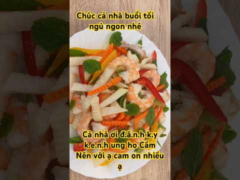 Gỏi su hào tôm