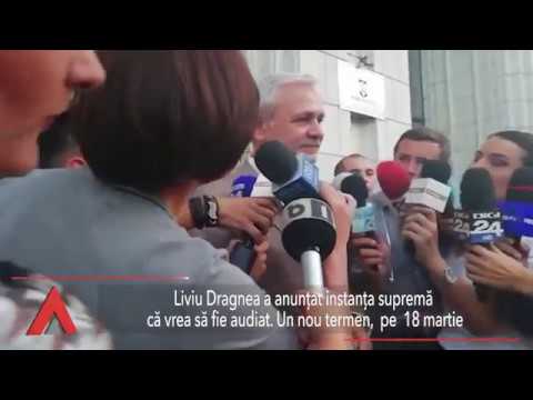 Stiri Mediafax 18 Februarie - Dragnea vrea sa fie audiat în dosarul angajărilor fictive