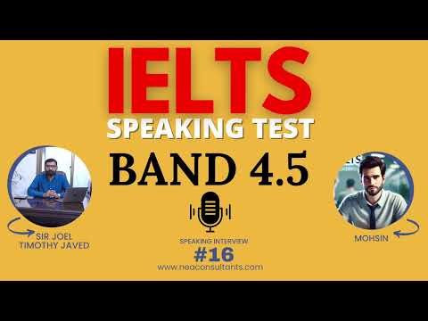 IELTS Speaking Test 16 | Band 4.5 | Nasim English Academy | 2024