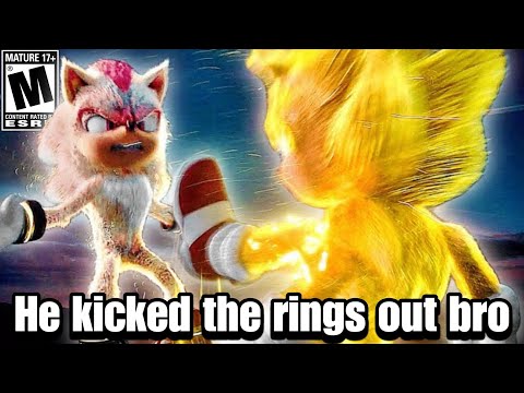 Sonic and Shadow were Violently Knocking the Rings out of each other.