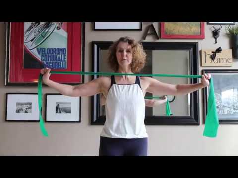 Pilates Class with Resistance Band 17