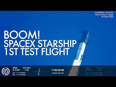 WATCH: Elon Musk's 🚀 huge SPACEX Starship explodes 4 mins after liftoff, but still an epic try!