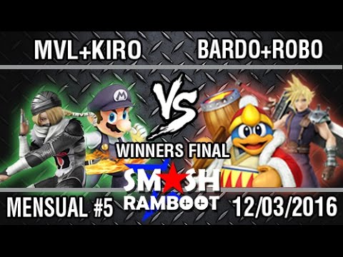 [SmashxRamboot #5] MVL + Kiro Vs. El_Bardo + Robo~Luigi W. Final