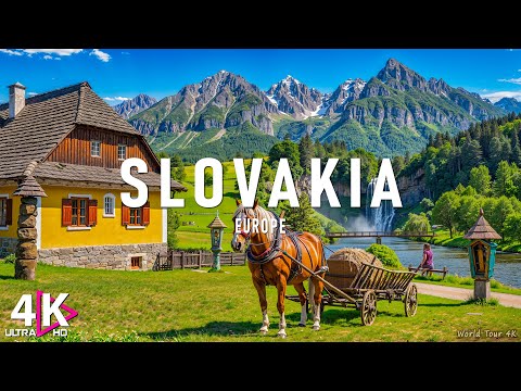 FLYING OVER SLOVAKIA(4K UHD) - Relaxing Music Along With Beautiful Nature Videos(4K Video Ultra HD)
