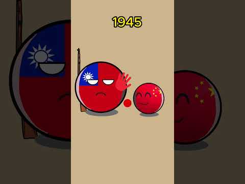 Chinese civil war 1927-1949  #countryballs #china #civil #1949 #history #taiwan