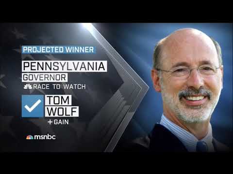 2014 MSNBC Election Night (State Calls and Results)