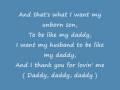 Beyonce - Daddy w/ lyrics. 